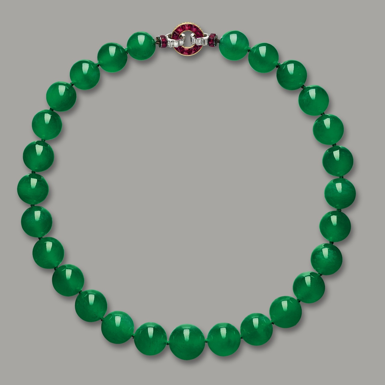 The Hutton-Mdivani Jadeite Necklace
